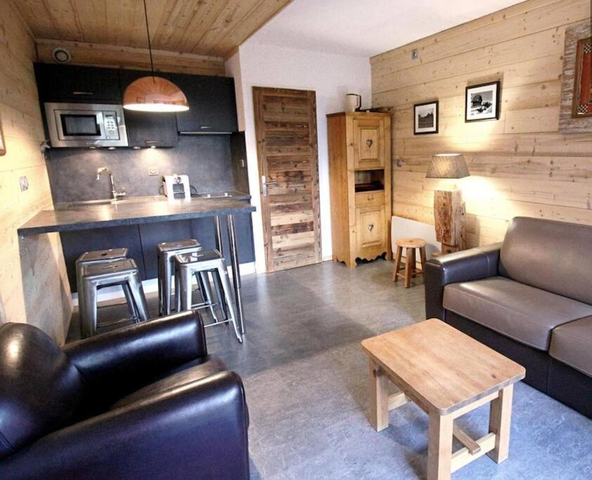 Studio Avec Coin Montagne Au Pied Des Pistes Межев Экстерьер фото
